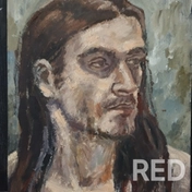 Портрет с натуры, масло, холст 30*40, 6-10 часов
