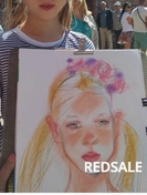 Это быстрый портрет ребенка . Может быть это не шарж в обычном понимании. Тут присутствует некоторое усиление характерных черт, но портрет получается вполне доброжелательный.