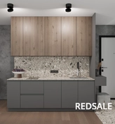 3D визуализация кухни выполнена в 3ds Max с использованием Corona Renderer.