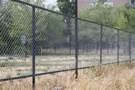 Забор из сетки рабицы