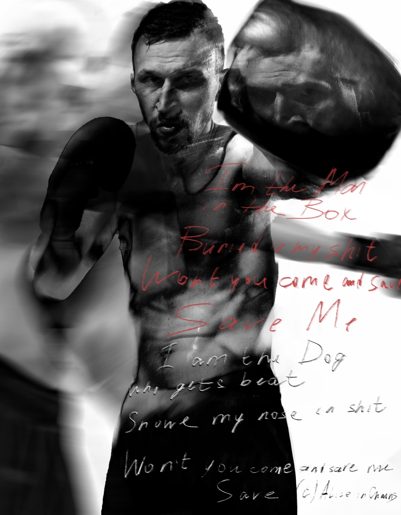 Концептуальная фотосессия, «Man in the Box».