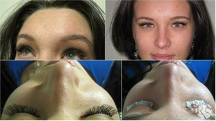 Классическое наращивание ресниц - лисий взгляд