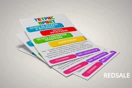 Рекламный лист. Выполненный в Adobe Photoshop