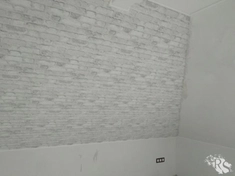 Поклейка мансардного этажа