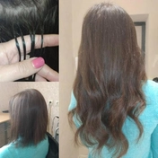 Снятие и коррекция нарощенных волос 7