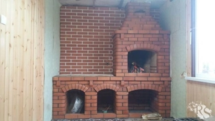 Кладка печи из кирпича