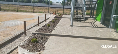 Отмостка из тротуарной плитки. Быстро и качественно! 