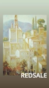 Картина. Старый город. Холст. Масло. 60х40.   