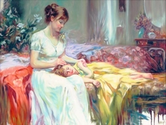 Pino Daeni (Копия), холст, масло. 50х65 см