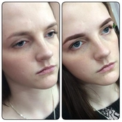 Моделирование бровей и окрашивание стойкой полуперманентной краской