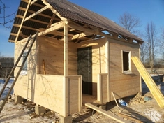 Заключительный этап строительства каркасного дома