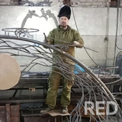 Процесс изготовления кованых цветочниц для г. Минска