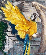 Авторская картина "Иллюзия свободы", акрил, 60х50 см, 2019 г.