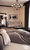 Дизайн большой спальни 