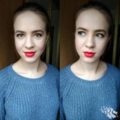 Яркий дневной макияж