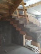 Изготовление лестницы с площадкой 