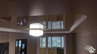 Двухуровневый натяжной потолок в квартире