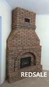 Кладка камина из российского кирпича КС керамик 