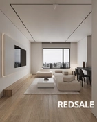 Визуализация гостиной выполнена в 3ds Max с использованием Corona Renderer. Применены материалы с реалистичными текстурами и освещение, имитирующее дневной свет. Постобработка сделана для повышения цветокоррекции и контраста.