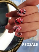 Выполнено: снятие старого покрытие, опил формы, наращивание 1 ногтя, покрытие базой+гель-лак. Работа выполнена без обработки кутикулы. Время работы 2:00