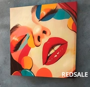 Интерьерная картина акрилом  в стиле поп-арт .