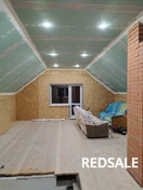 Ремонт гипсокартона всего потолка, а также отделка стен плитами OSB.