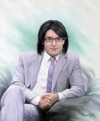Андрей Малахов, портрет маслом на холсте