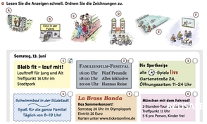 Беру задания из немецких книг, выбираю самые интересные.