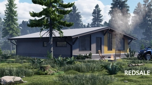 Визуализация для сайта по продаже домов. 
Инструменты: SketchUp, Lumion, Adobe Photoshop