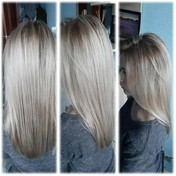 Милирование вуалью, с тонированием