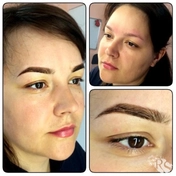 Моделирование формы бровей. Окрашивание натуральной хной