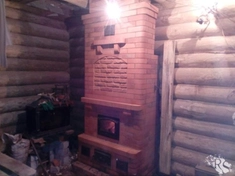 Кладка каминопечи на 2 этаж