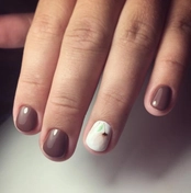 Комбинированный маникюр и покрытие гель-лак