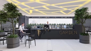 Кафе Garden. Проект занял I место в тендере ТРЦ Galleria