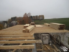 Монтаж балок перекрытий