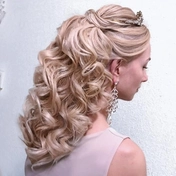 Свадебная прическа 66