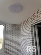 Монтаж кирпичика на балконе, справился за 4 дня!