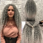 Афролоконы попрядные Ариэль. Афролоконы/Афрокудри 
Время плетения 4ч.
Срок носки до 2-ух месяцев.
Материал одноразовый.