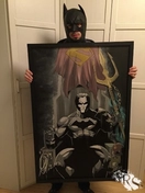 Картина «Бэтмен», масло