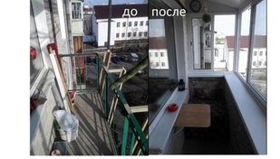 Отделка балконов 13