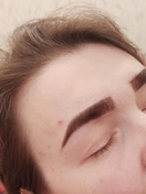 Oкрашивание бровей хной 