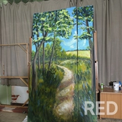 Эскиз для росписи стены в интерьере, фотозона, декорация