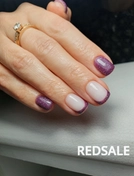 Любимый светоотражающий гель-лак 😊 Укрепление гелем, время работы 2:00