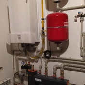 Установка газового котла