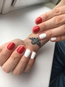 Комбинированный маникюр 6