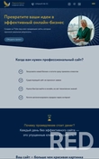 Какой же веб-дизайнер без собственного сайта? Сделала для себя сайт-визитку на Тильда. На скриншоте видны первые несколько экранов. Сайт адаптирован под декстопы, планшеты и мобильники. На нем есть ненавязчивая анимация. Есть CRM, удобно отслеживать заказы.