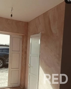 Имитация венецианки во вспомогательной постройке. Получилась хорошая экономия на материале и без остатка.