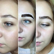 Использование «Brow paste», коррекция бровей