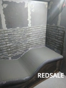 Заделка штроб под тёплый пол плиточным клеем СМ16. 