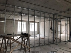 Монтаж офисных перегородок